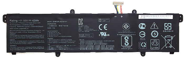 Remplacement Batterie PC PortablePour asus VivoBook Flip 14 TP470EA