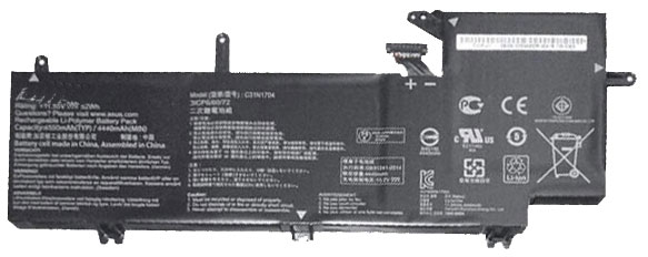 Remplacement Batterie PC PortablePour asus ZenBook Flip UX561UD E2026R