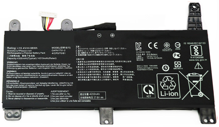 Remplacement Batterie PC PortablePour asus ROG Strix G531G