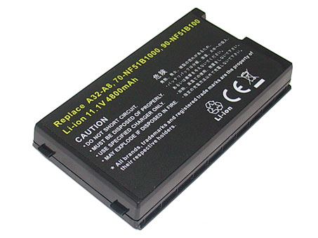 Remplacement Batterie PC PortablePour Asus A8000Jm