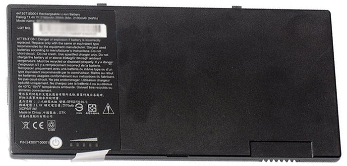 Remplacement Batterie PC PortablePour GETAC 3ICP6/51/61