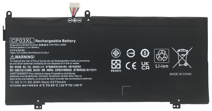 Remplacement Batterie PC PortablePour Hp Spectre x360 13 AE014DX