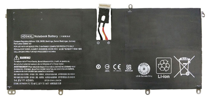 Remplacement Batterie PC PortablePour hp Ultrabook 13 2216tu