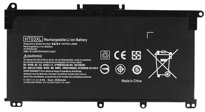Remplacement Batterie PC PortablePour Hp 17 BY1010NF