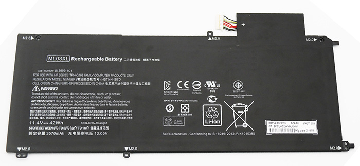 Remplacement Batterie PC PortablePour hp Spectre X2 12