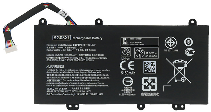 Remplacement Batterie PC PortablePour hp 849049 421