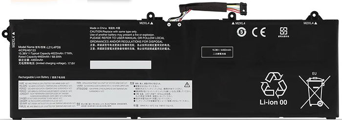 Remplacement Batterie PC PortablePour LENOVO L21M4PD8