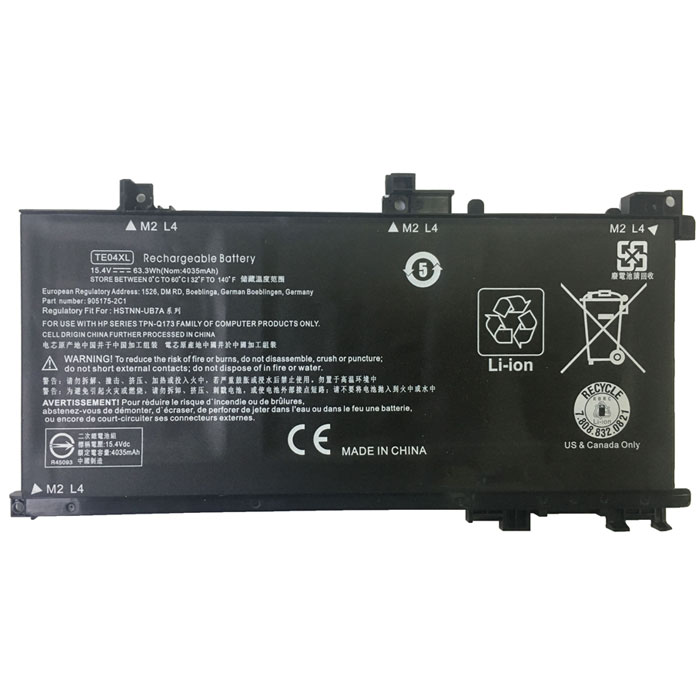 Remplacement Batterie PC PortablePour HP  Omen 15 AX226NF