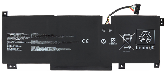 Remplacement Batterie PC PortablePour msi BTY M492