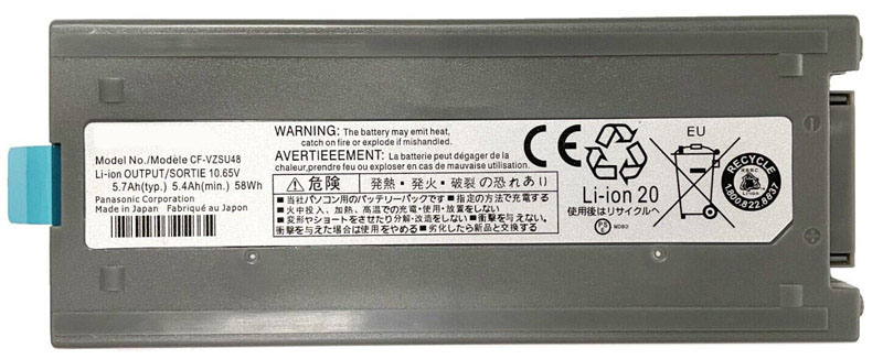 Remplacement Batterie PC PortablePour Panasonic CFVZSU48