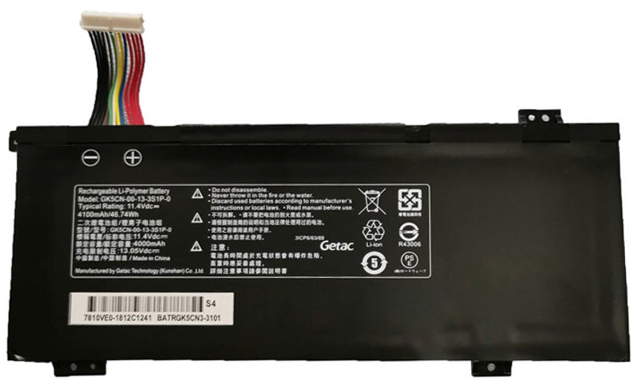 Remplacement Batterie PC PortablePour TONGFANG GK7CN6S