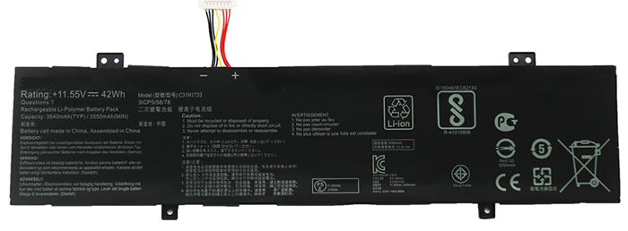 Remplacement Batterie PC PortablePour ASUS VivoBook Flip 14 TP412FA