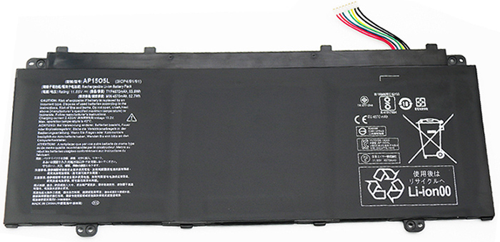 Remplacement Batterie PC PortablePour ACER AP15O5L