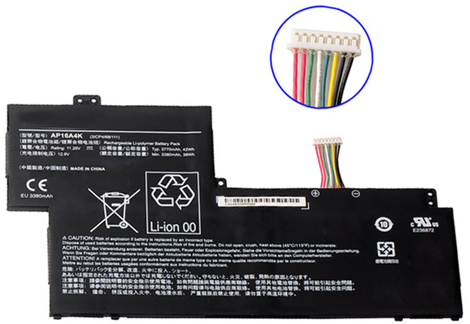 Remplacement Batterie PC PortablePour ACER Aspire One Cloudbook AO1 132 series