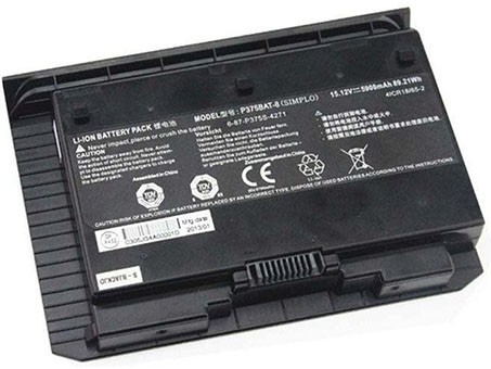 Remplacement Batterie PC PortablePour CLEVO P375BAT 8