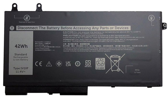 Remplacement Batterie PC PortablePour Dell 1V1XF