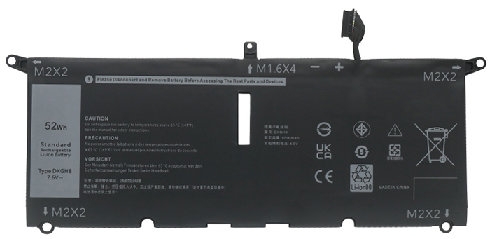 Remplacement Batterie PC PortablePour dell 0H754V