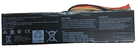 Remplacement Batterie PC PortablePour GIGABYTE Aero 14 W CF2 Series