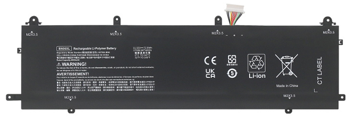 Remplacement Batterie PC PortablePour HP BN06072XL