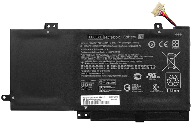 Remplacement Batterie PC PortablePour HP HSTNN YB5Q