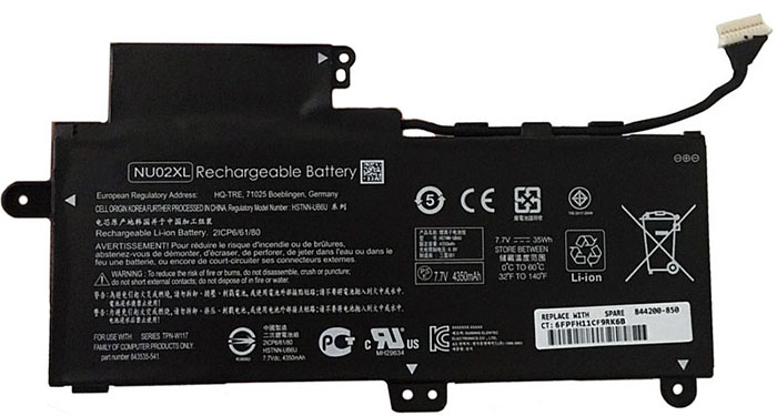 Remplacement Batterie PC PortablePour HP TPN W117