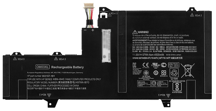Remplacement Batterie PC PortablePour HP HSTNN IB7O