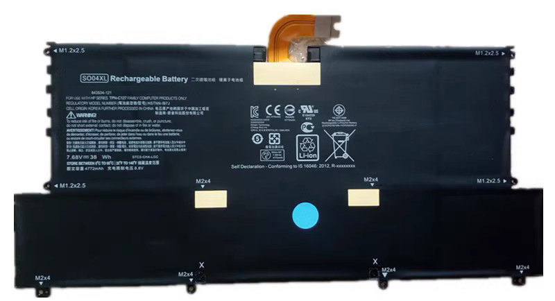 Remplacement Batterie PC PortablePour HP Spectre 13 V000 Series
