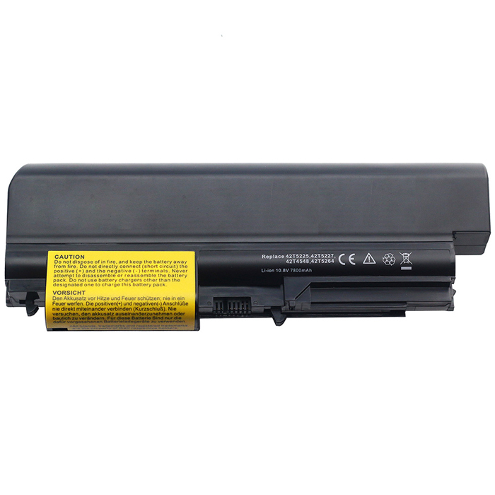 Remplacement Batterie PC PortablePour Lenovo ThinkPad T61(14.1 inch Wide screen)