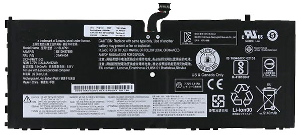 Remplacement Batterie PC PortablePour lenovo SB10K97599