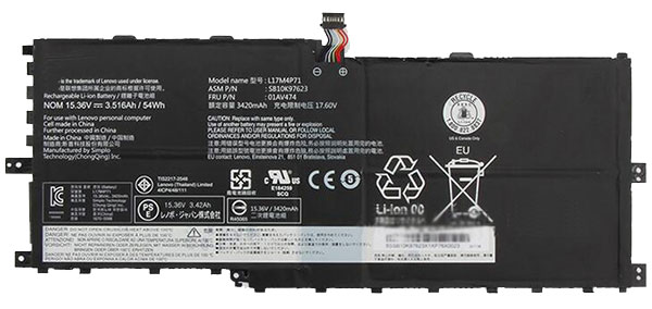 Remplacement Batterie PC PortablePour Lenovo SB10K97623