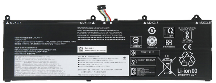 Remplacement Batterie PC PortablePour lenovo L19M4PC3
