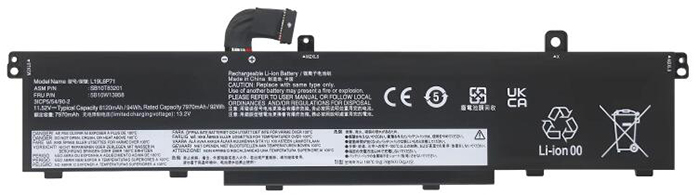 Remplacement Batterie PC PortablePour LENOVO ThinkPad P17 Gen 1