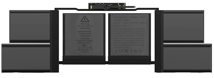 Remplacement Batterie PC PortablePour APPLE MacBook Pro 15 A1990 2019 Year