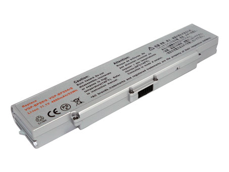 Remplacement Batterie PC PortablePour SONY VAIO VGN CR60B/L